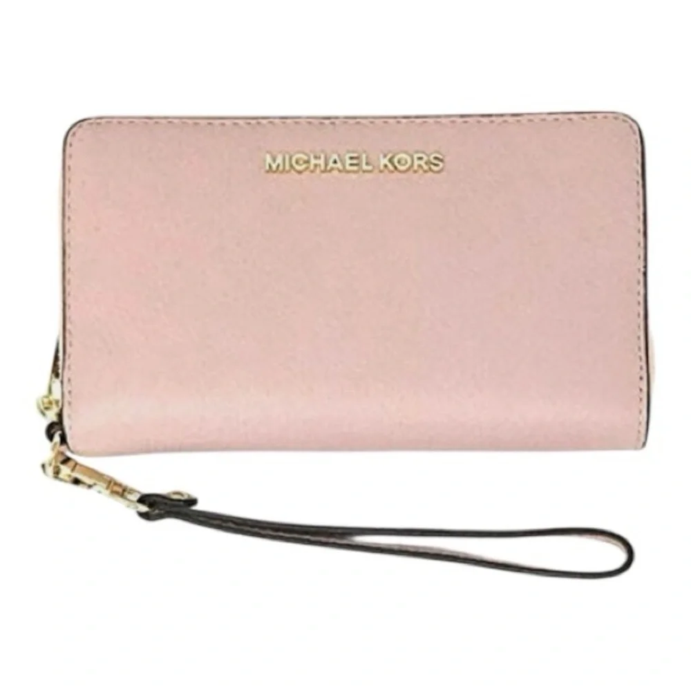 NWT-MICHAEL KORS-JET SET TRAVEL PHONE CASE-WRISTLET
